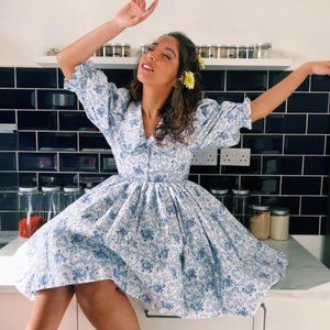 NWT Selkie Mary Jane Dress in Milkflower